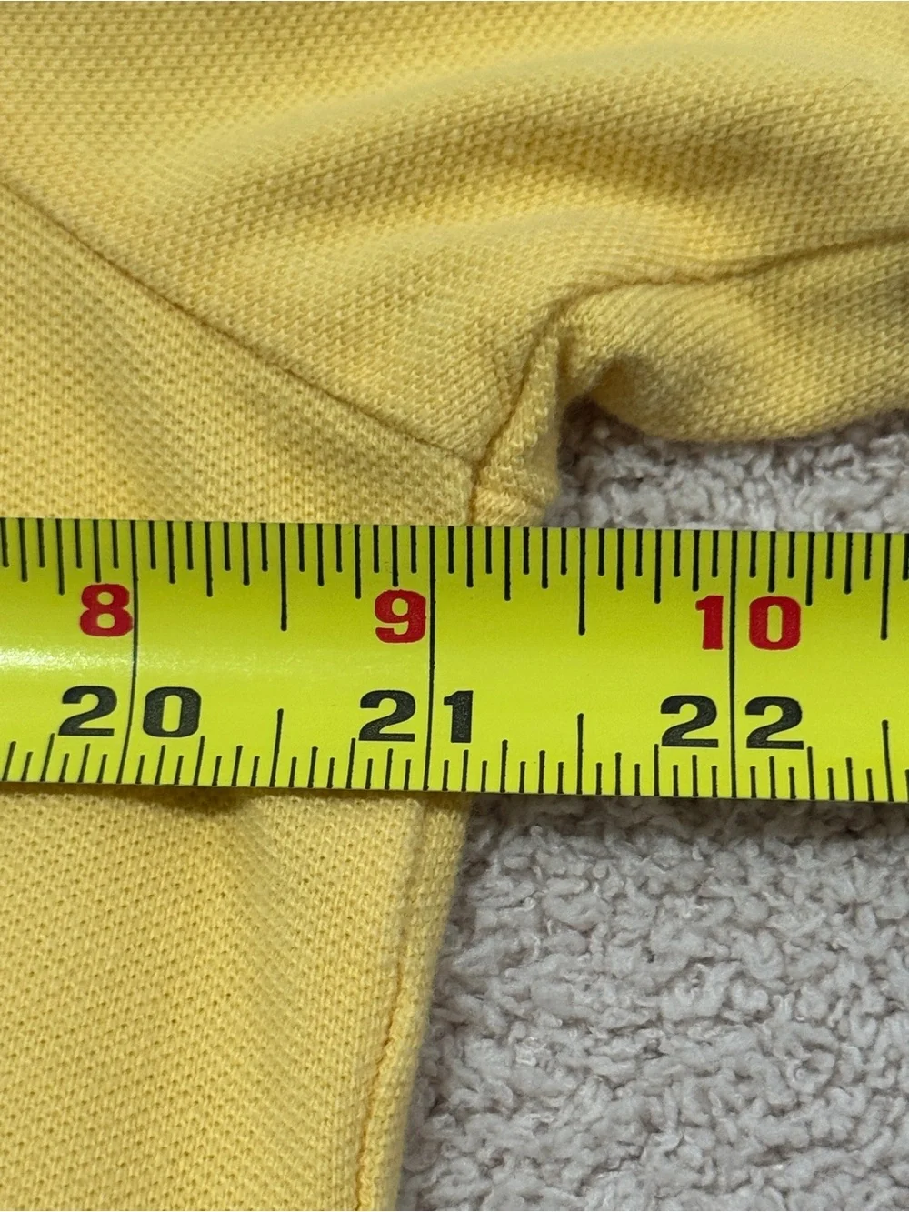 Polo Ralph Lauren Classic Fit Yellow Cotton Polo Shirt Men’s Medium